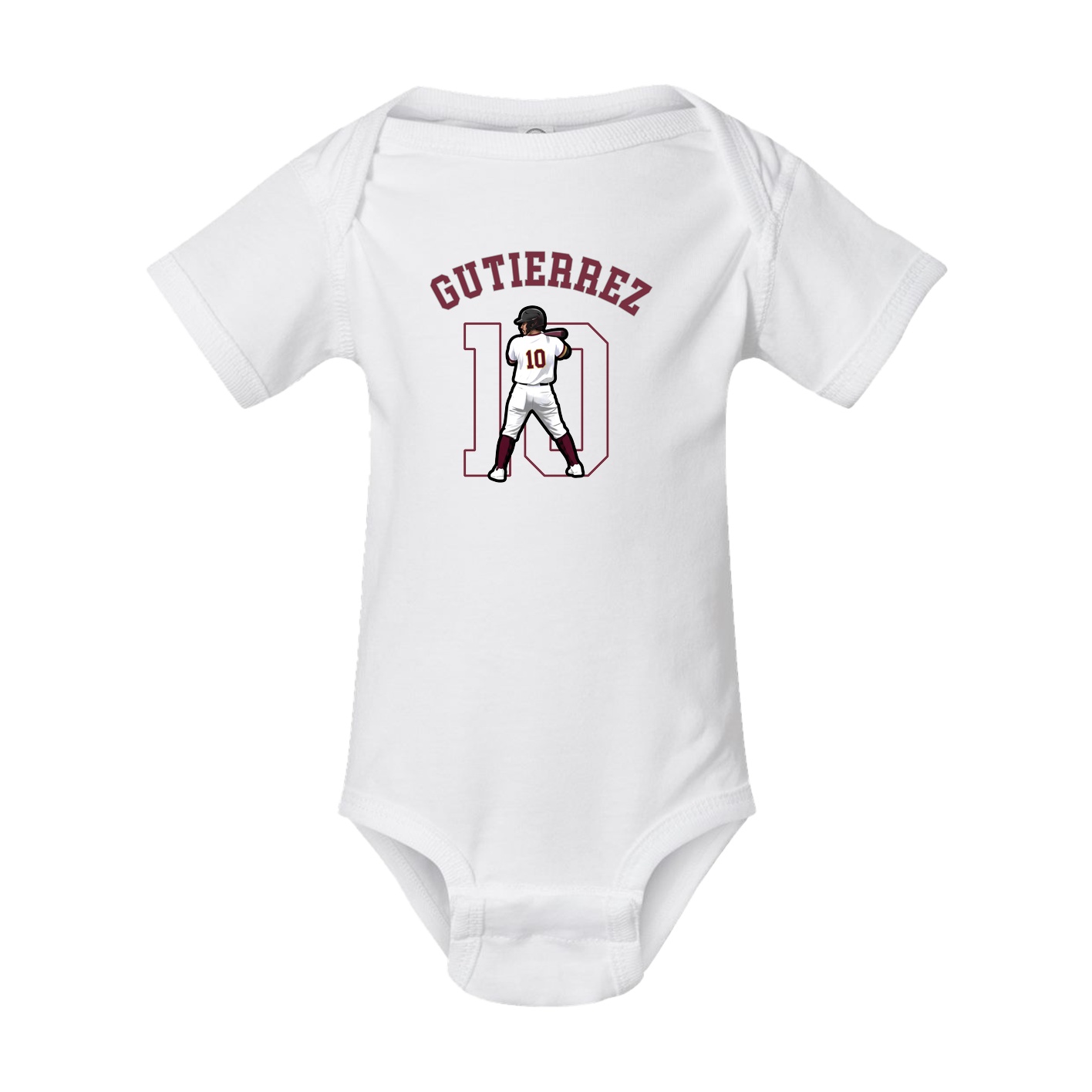 Baby Onesie — Shirsey Arch in White
