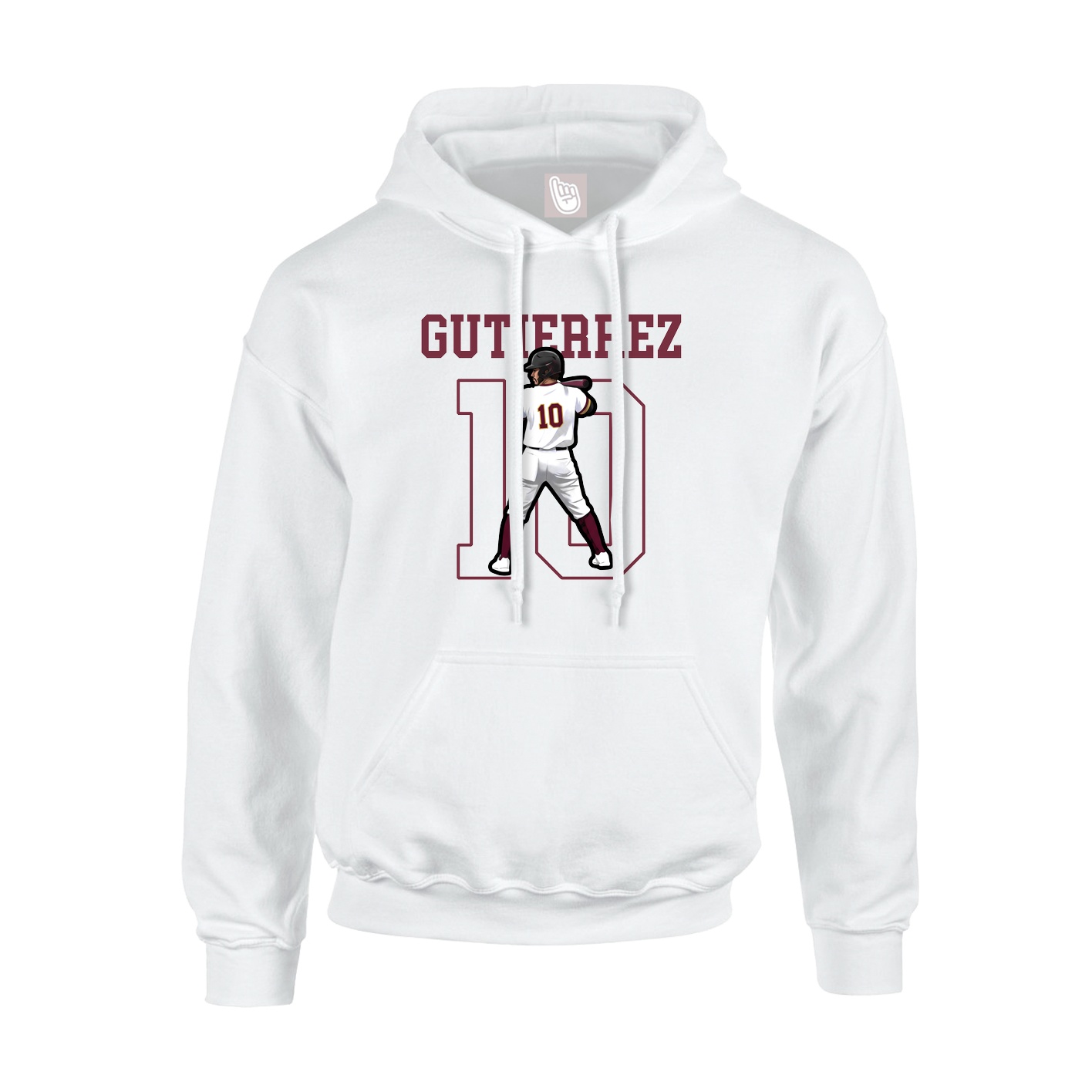 Hoodie — Shirsey in White