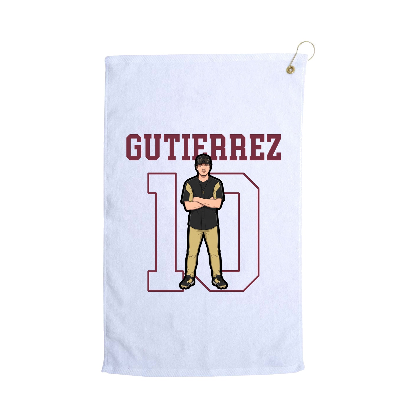 Golf Towel — Shirsey in White