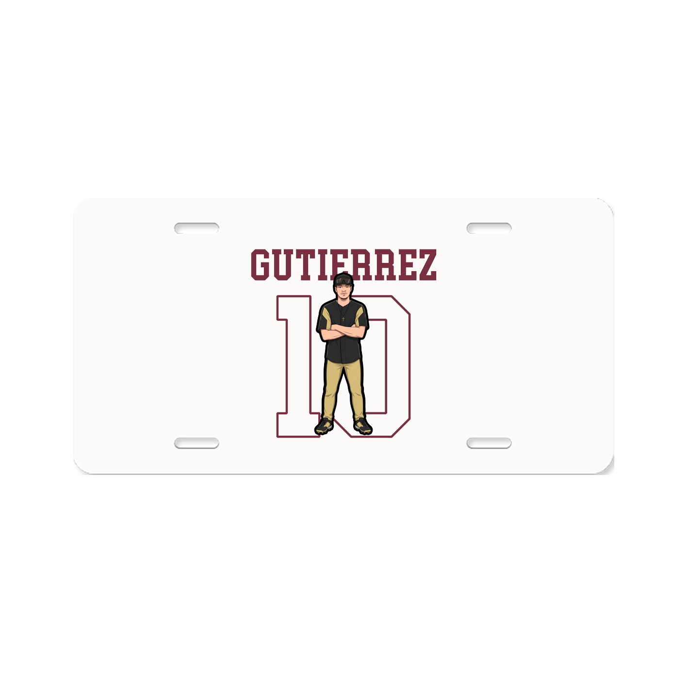 License Plate — Shirsey in Classic