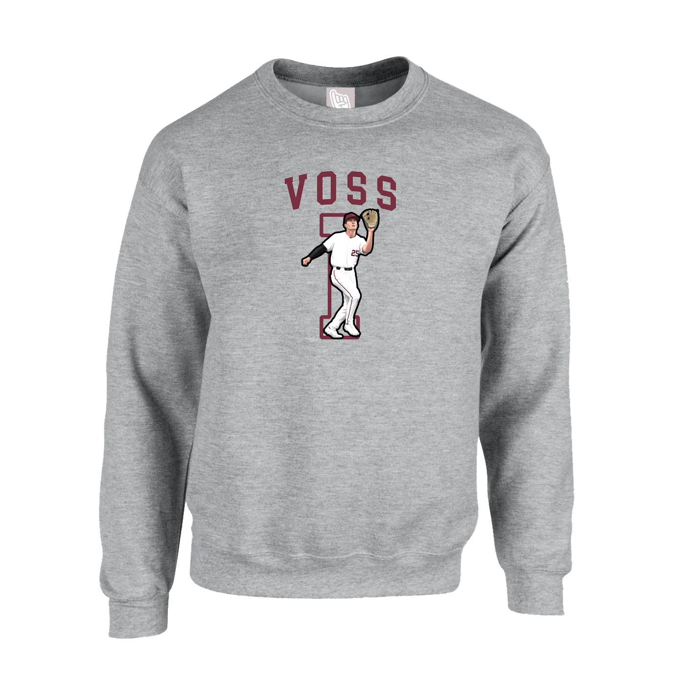Fleece Crew — Shirsey in Grey