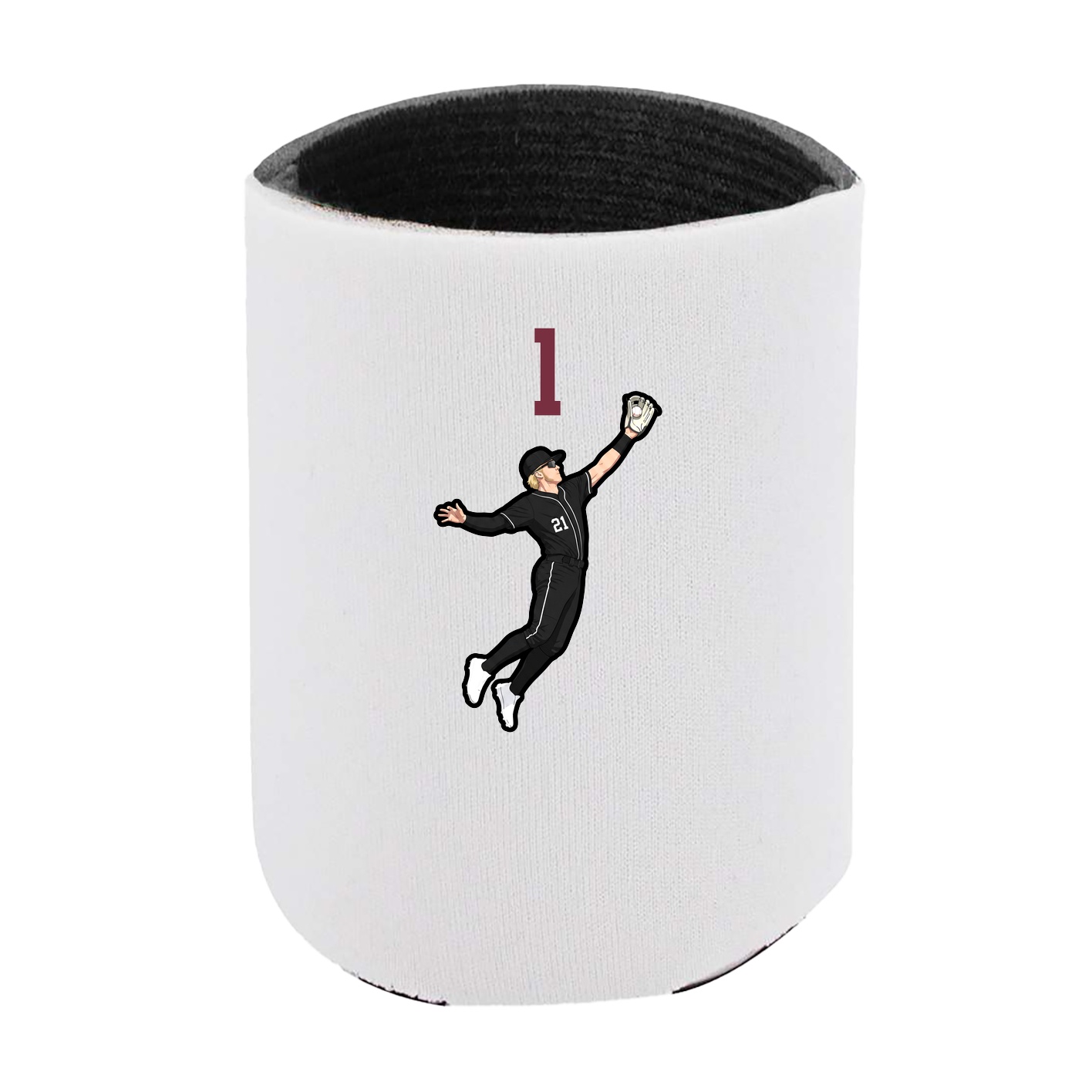 Can Holder — Number Top in White
