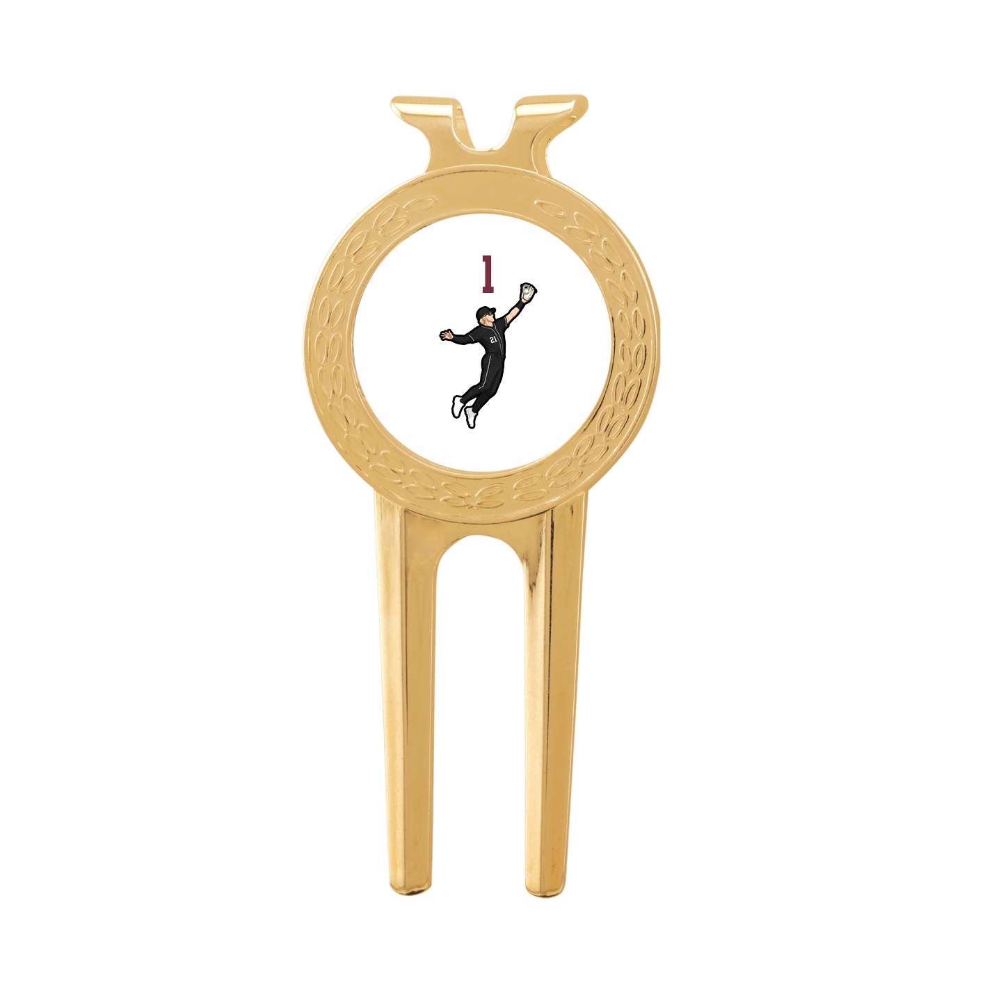 Divot Tool with Ball Marker — Number Top in Classic