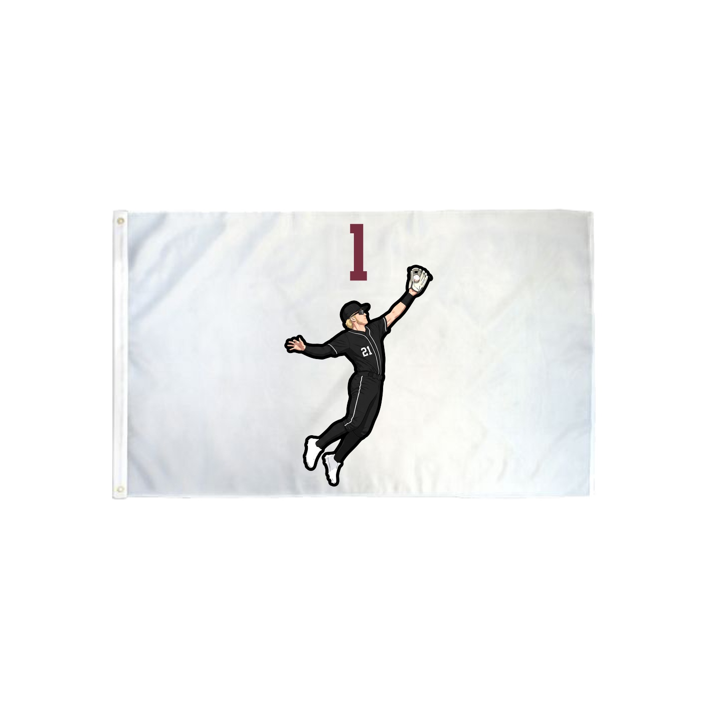 3x5 Flag — Number Top in Classic