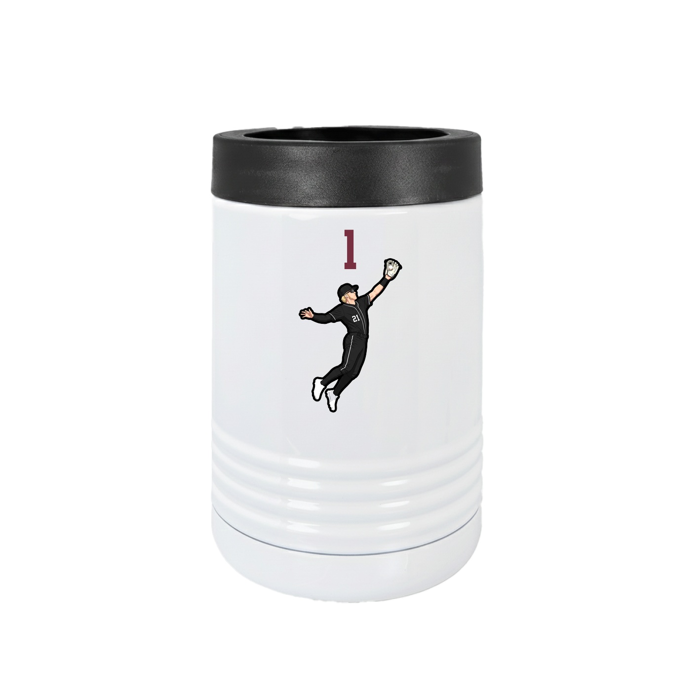 Beverage Holder — Number Top in White