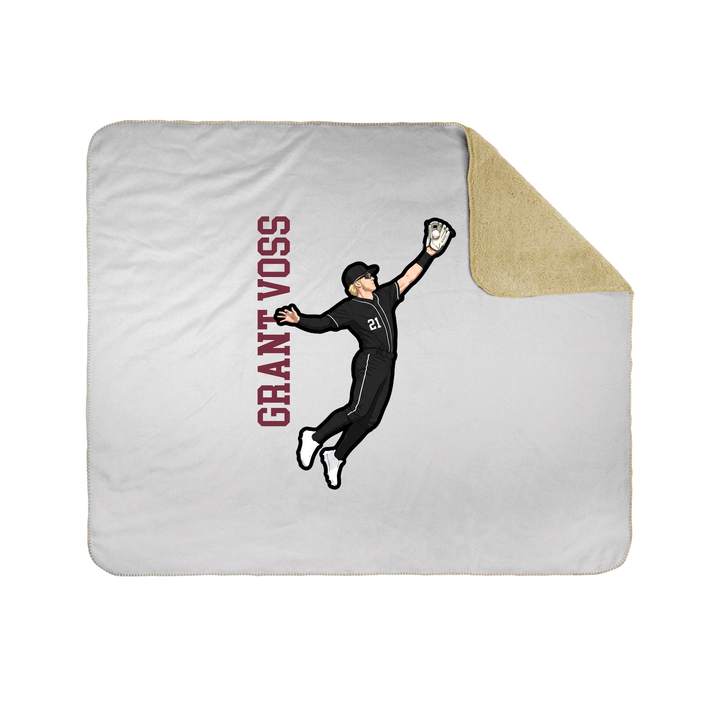 50x60 Sherpa Lined Throw Blanket