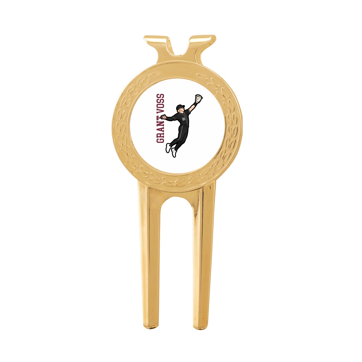 Divot Tool with Ball Marker — Name Vertical in Classic