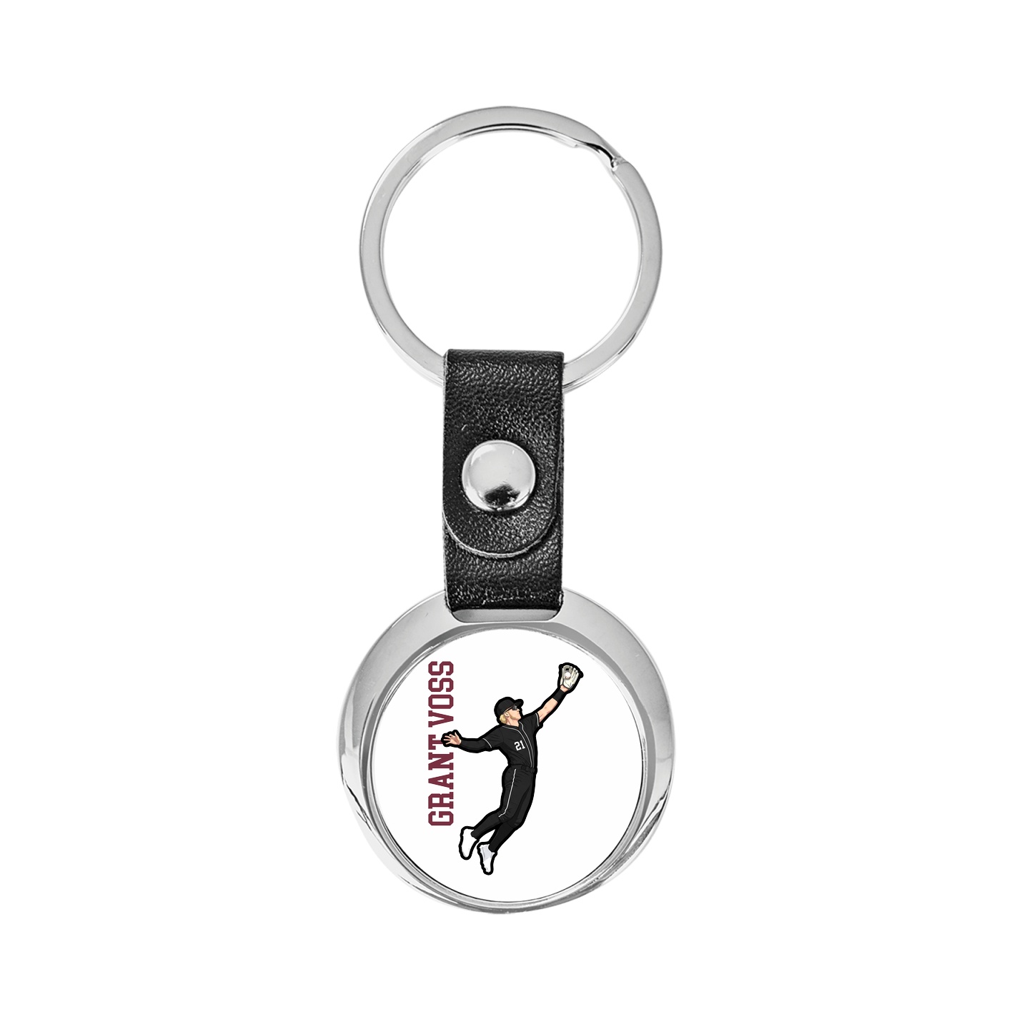 Key Chain — Name Vertical in Classic