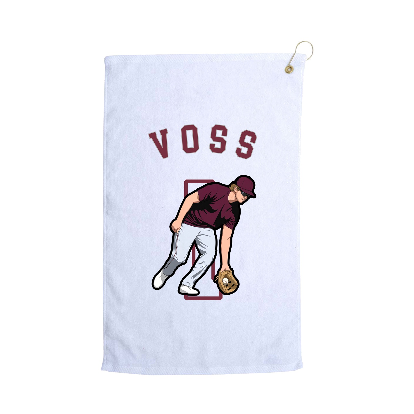 Golf Towel — Shirsey Arch in White