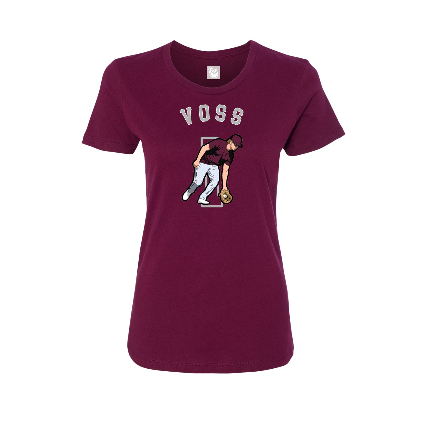 Womens Tee — Shirsey Arch in Maroon
