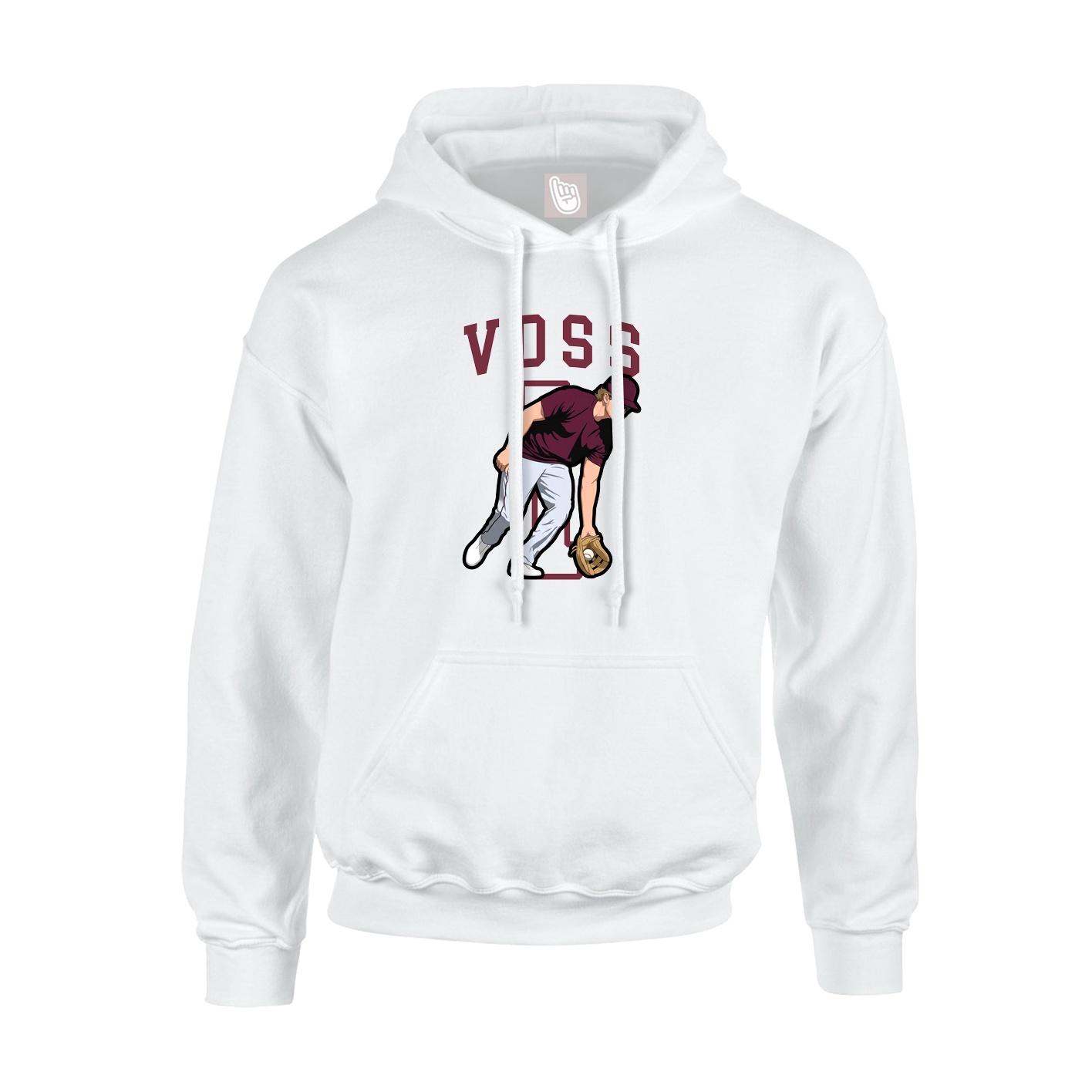 Hoodie — Shirsey in White