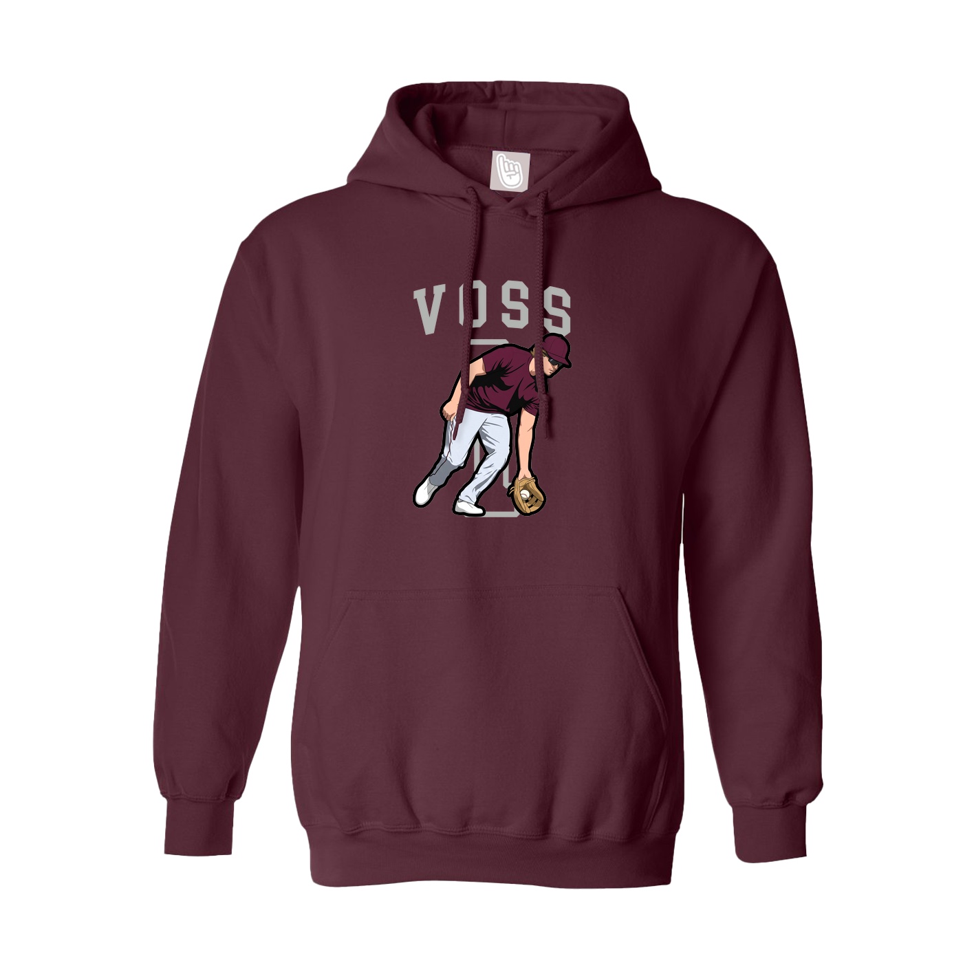Youth Hoodie — Shirsey in Maroon