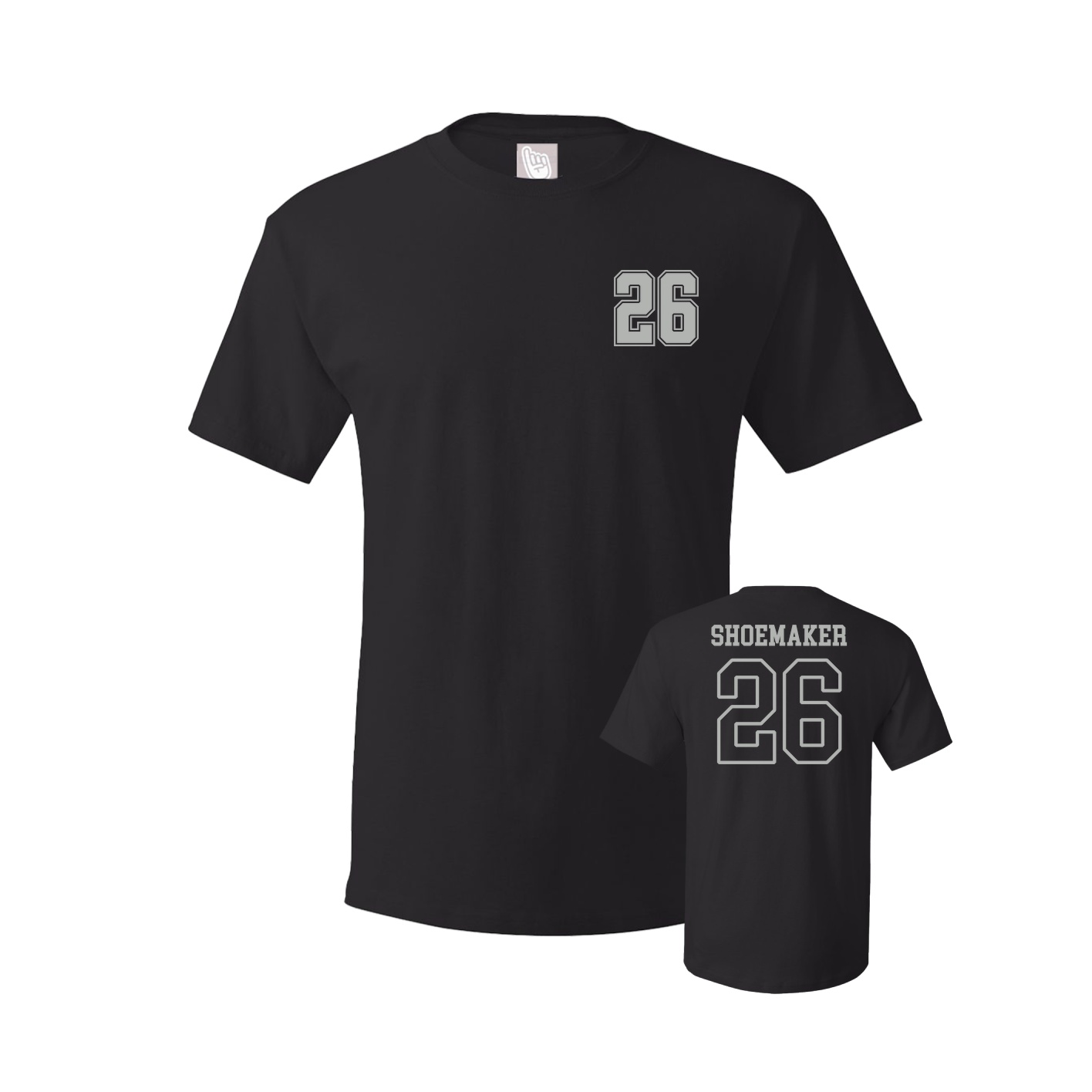 Youth Tee — Chest Back in Black