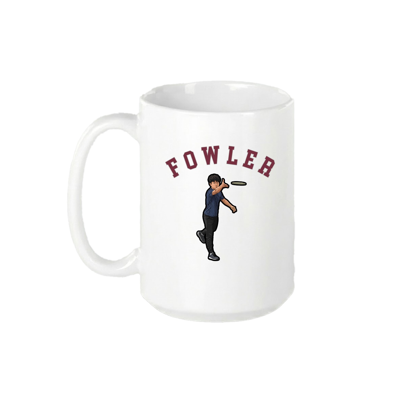 15oz Coffee Mug — Shirsey Arch in White