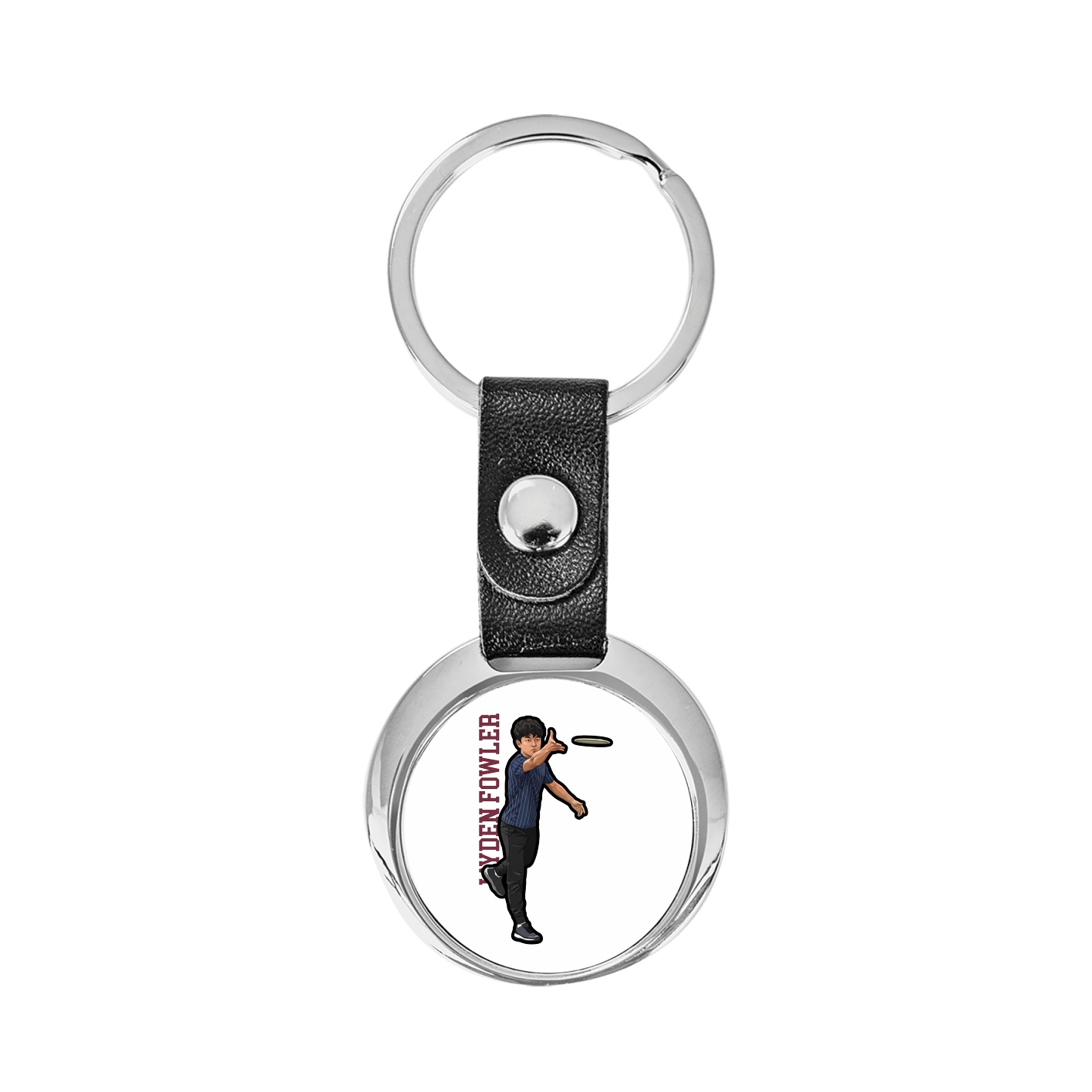 Key Chain — Name Vertical in Classic