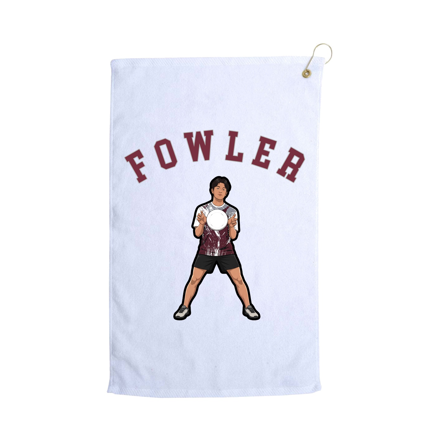 Golf Towel — Shirsey Arch in White