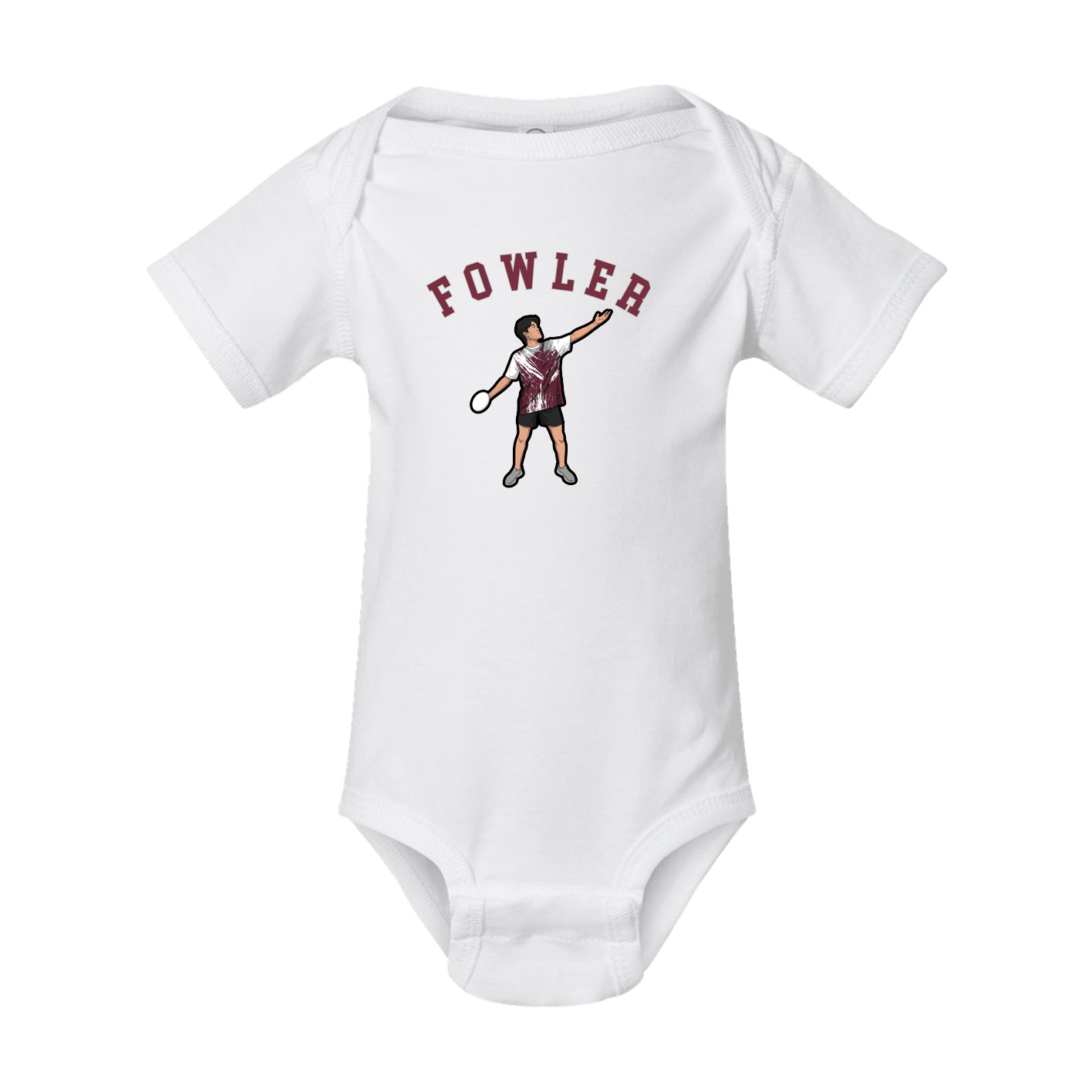 Baby Onesie — Shirsey Arch in White