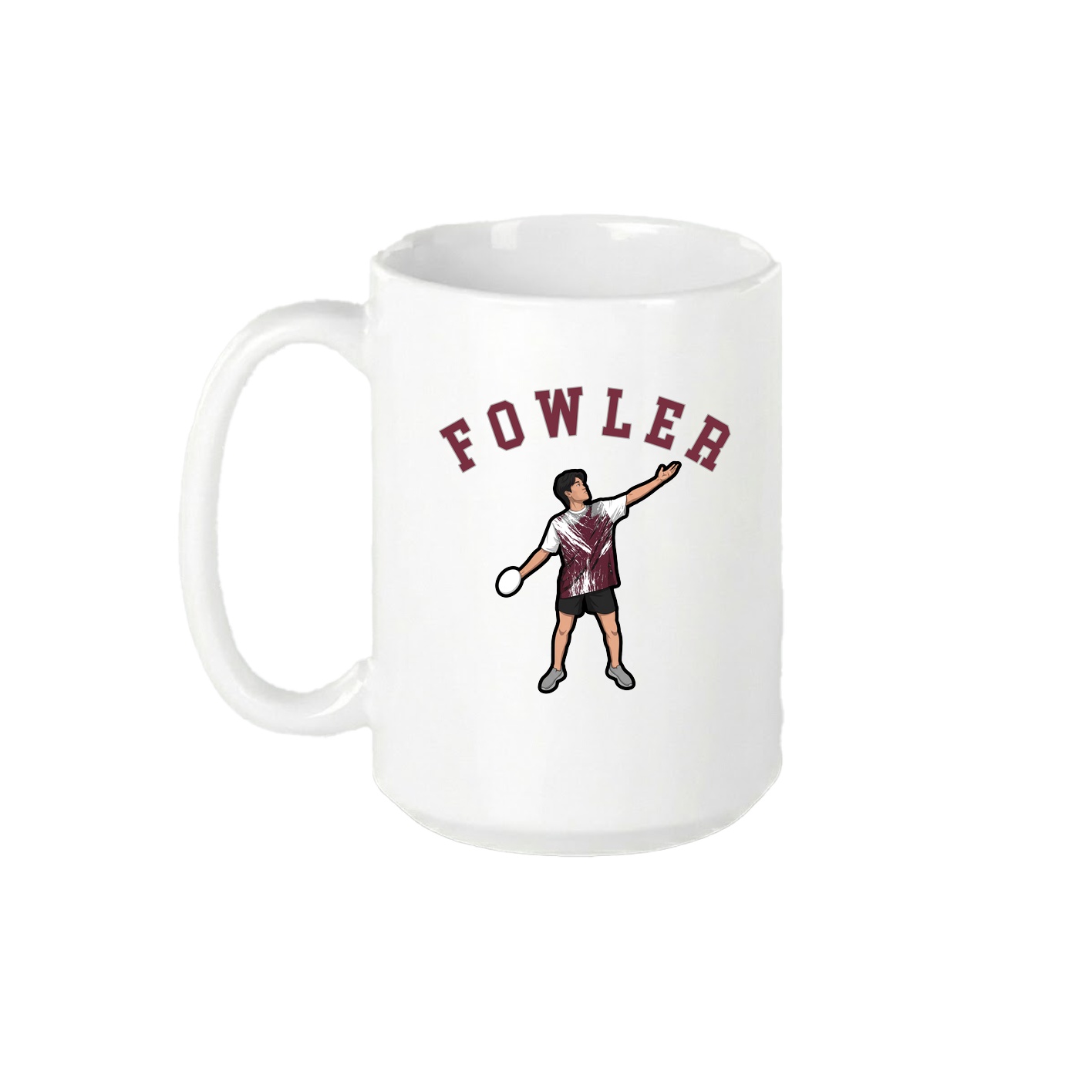 15oz Coffee Mug — Shirsey Arch in White