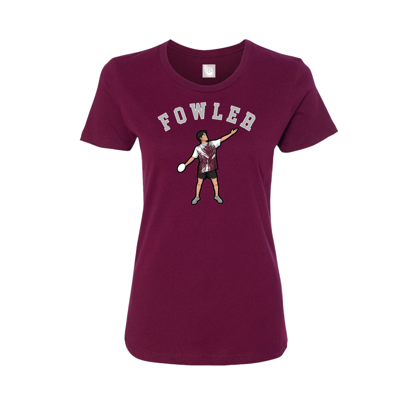 Womens Tee — Shirsey Arch in Maroon