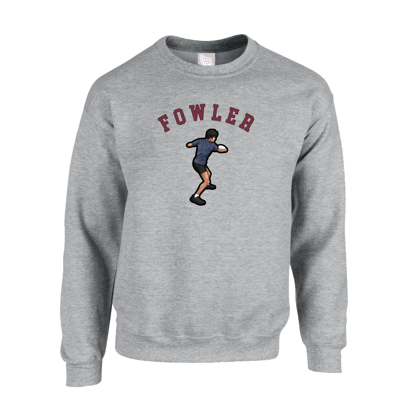 Fleece Crew — Shirsey Arch in Grey