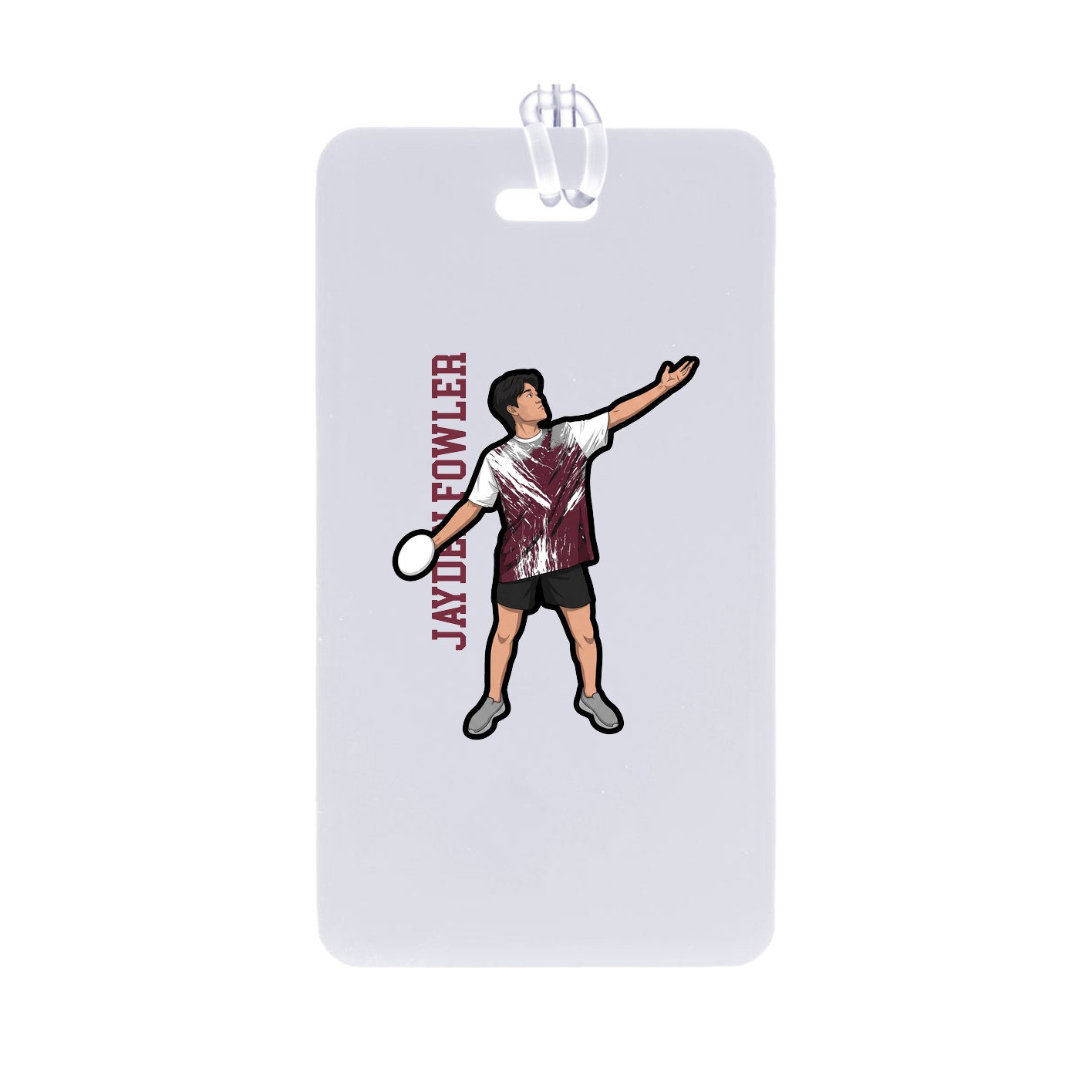 Bag Tag — Name Vertical in Classic