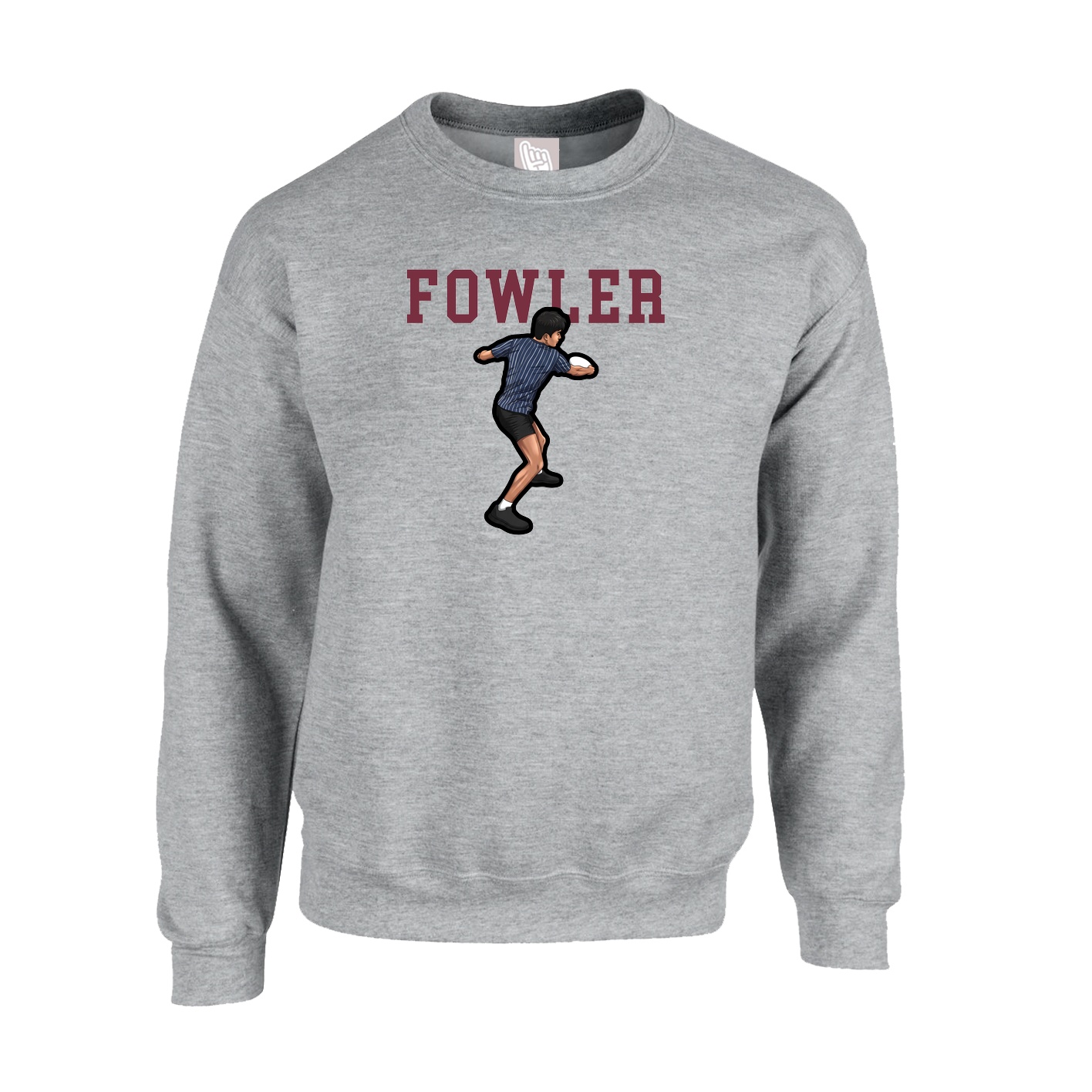 Fleece Crew — Shirsey in Grey