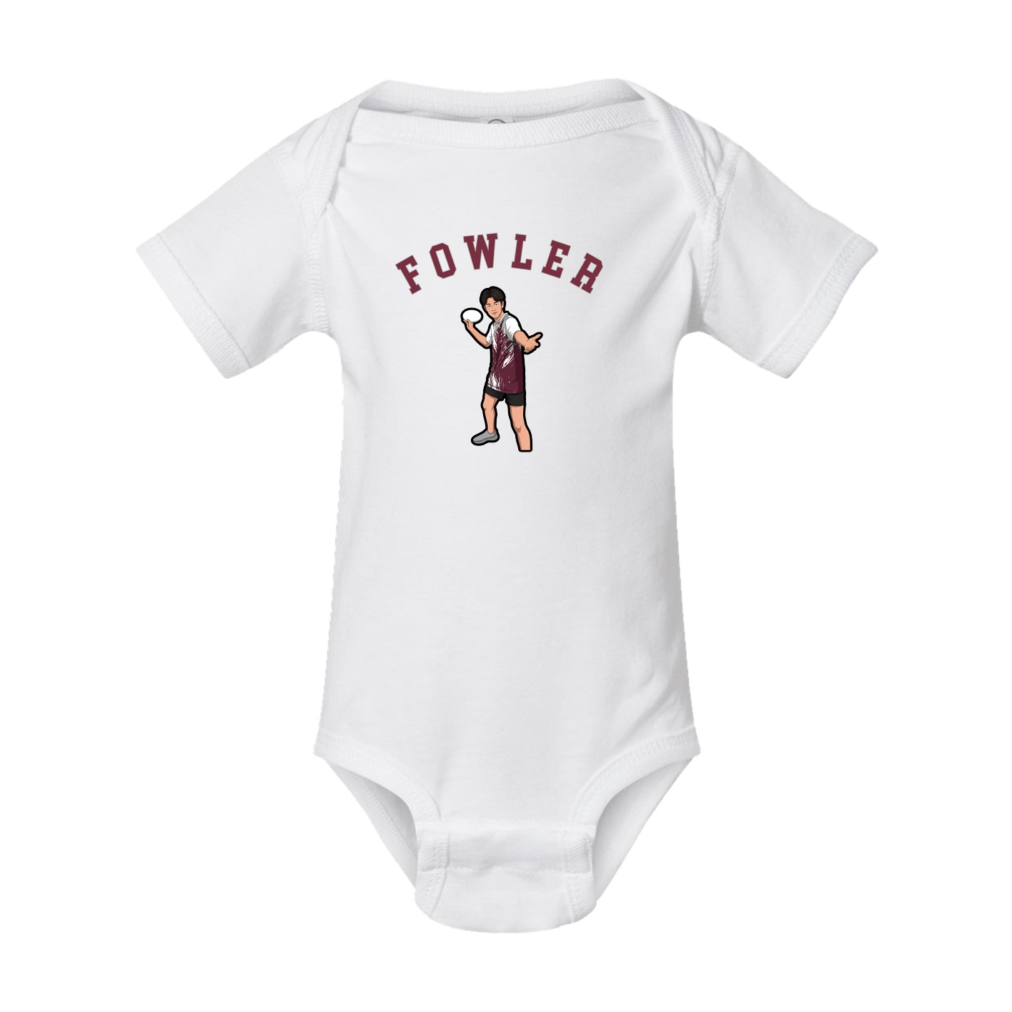 Baby Onesie — Shirsey Arch in White