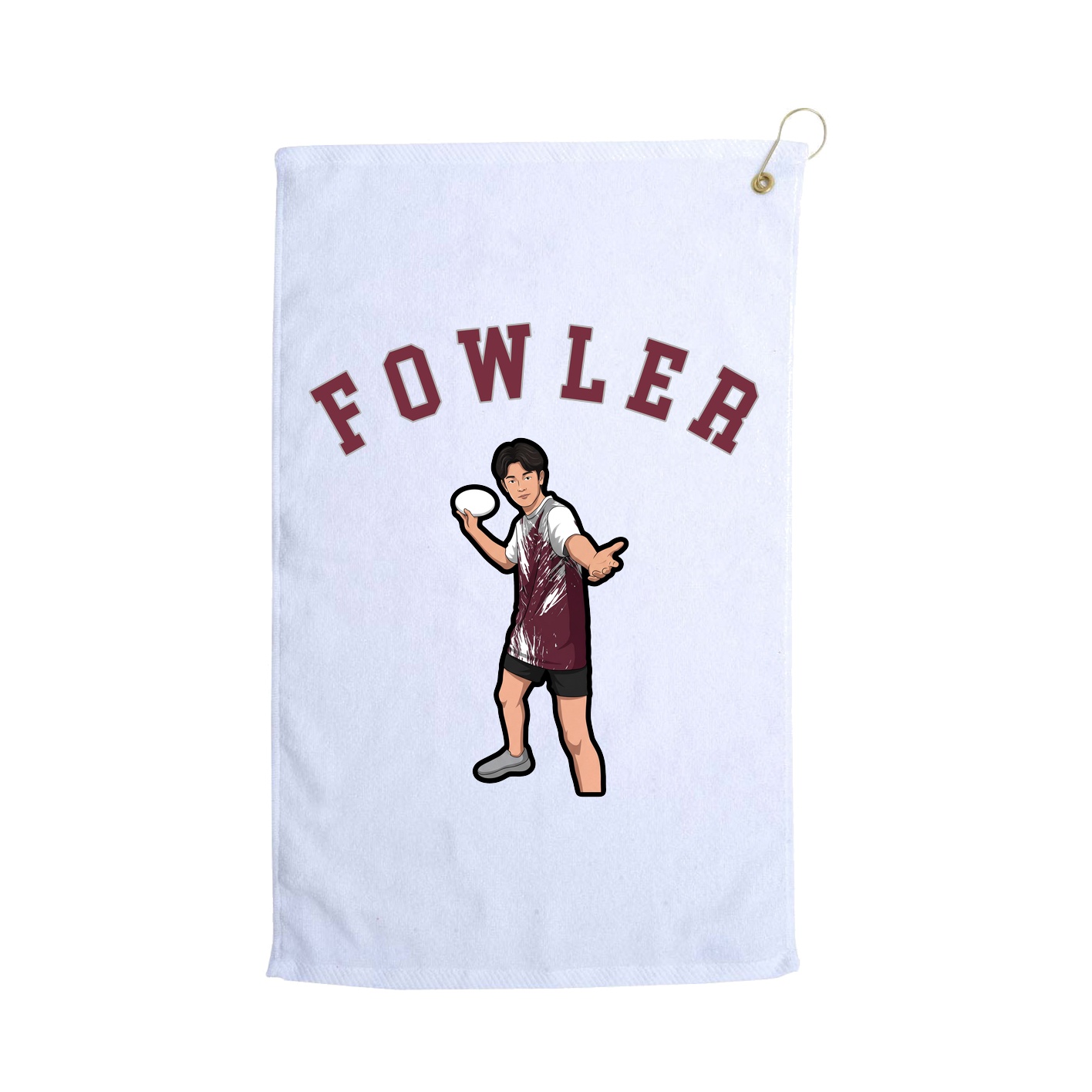 Golf Towel — Shirsey Arch in White