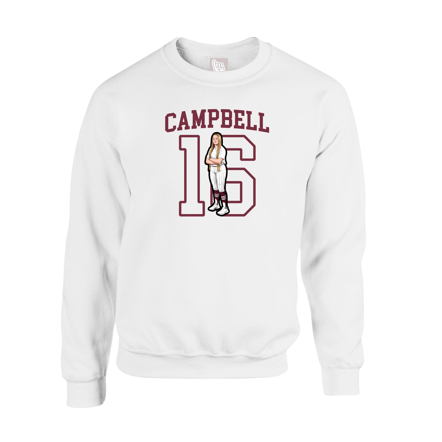 Fleece Crew — Shirsey in White