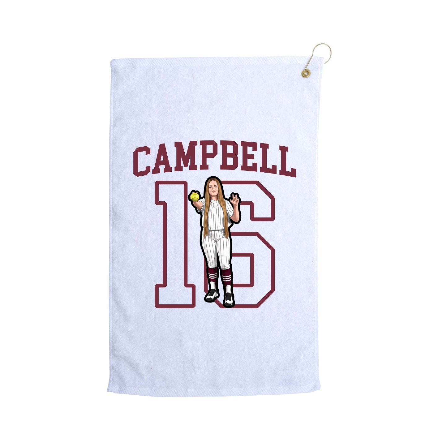Golf Towel — Shirsey in White