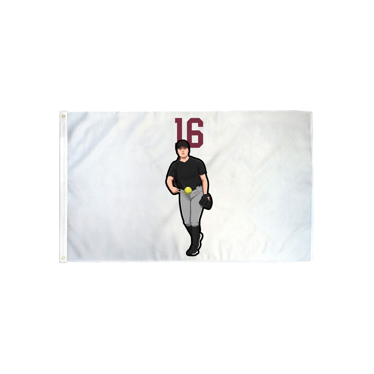 3x5 Flag — Number Top in Classic