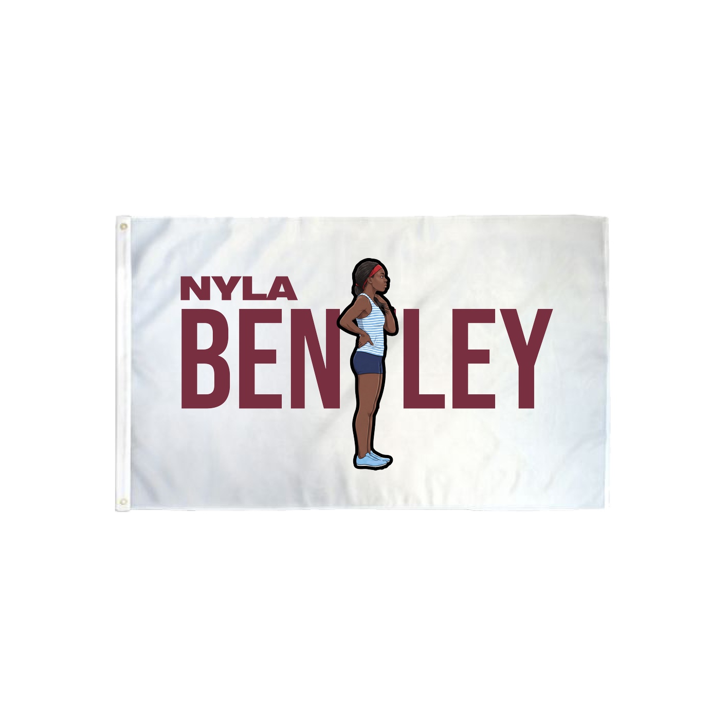 3x5 Flag — Player Name in Classic