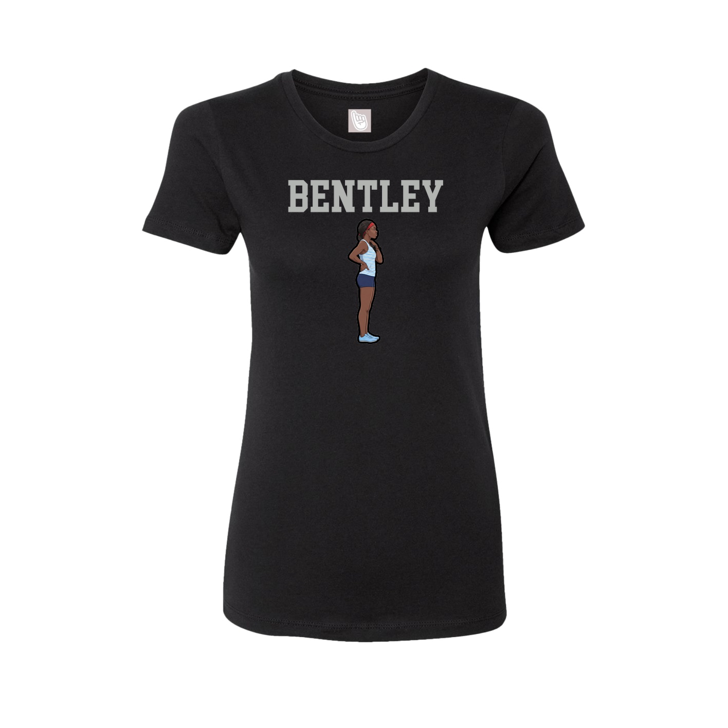 Fitted Women's Tee — Shirsey in Black