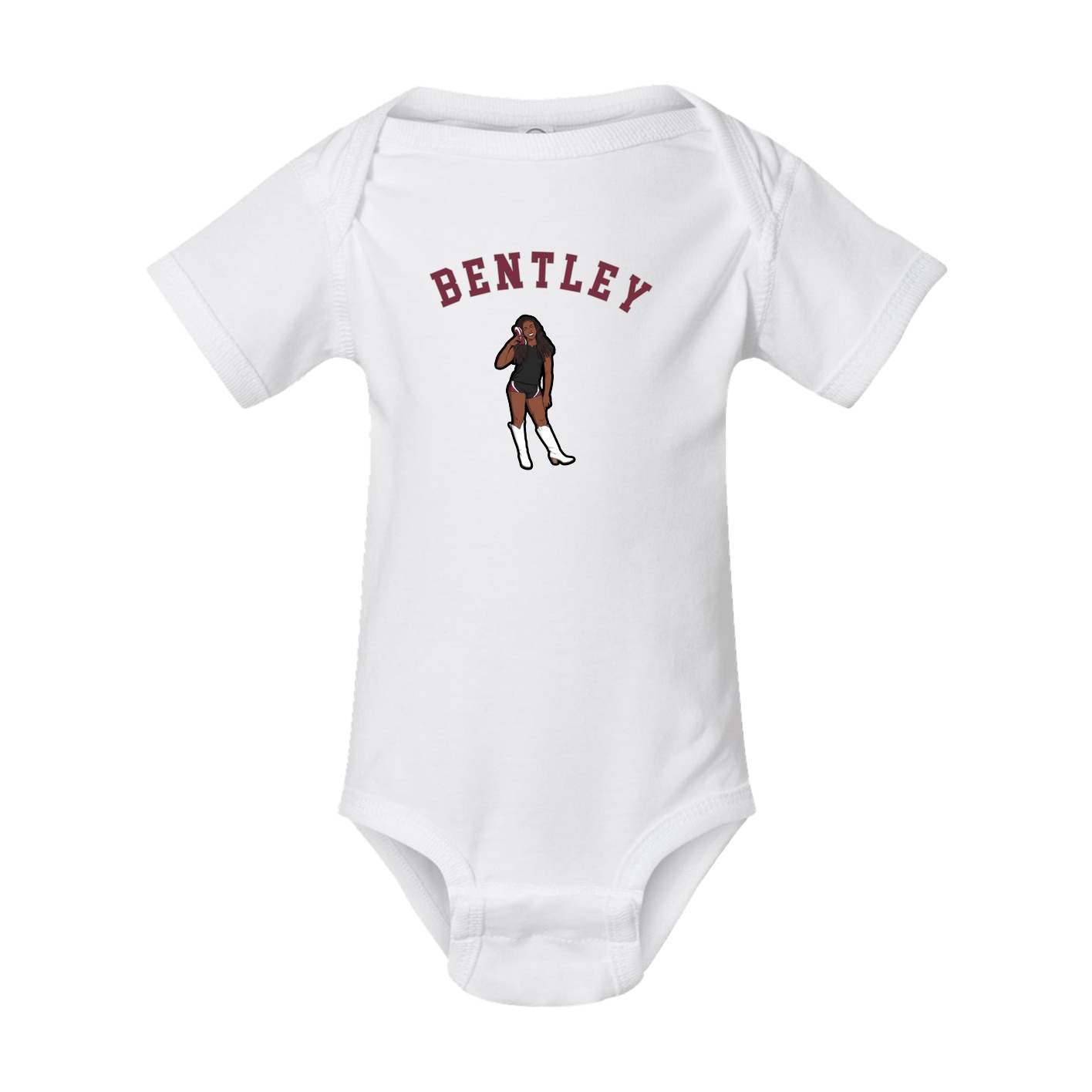 Baby Onesie — Shirsey Arch in White