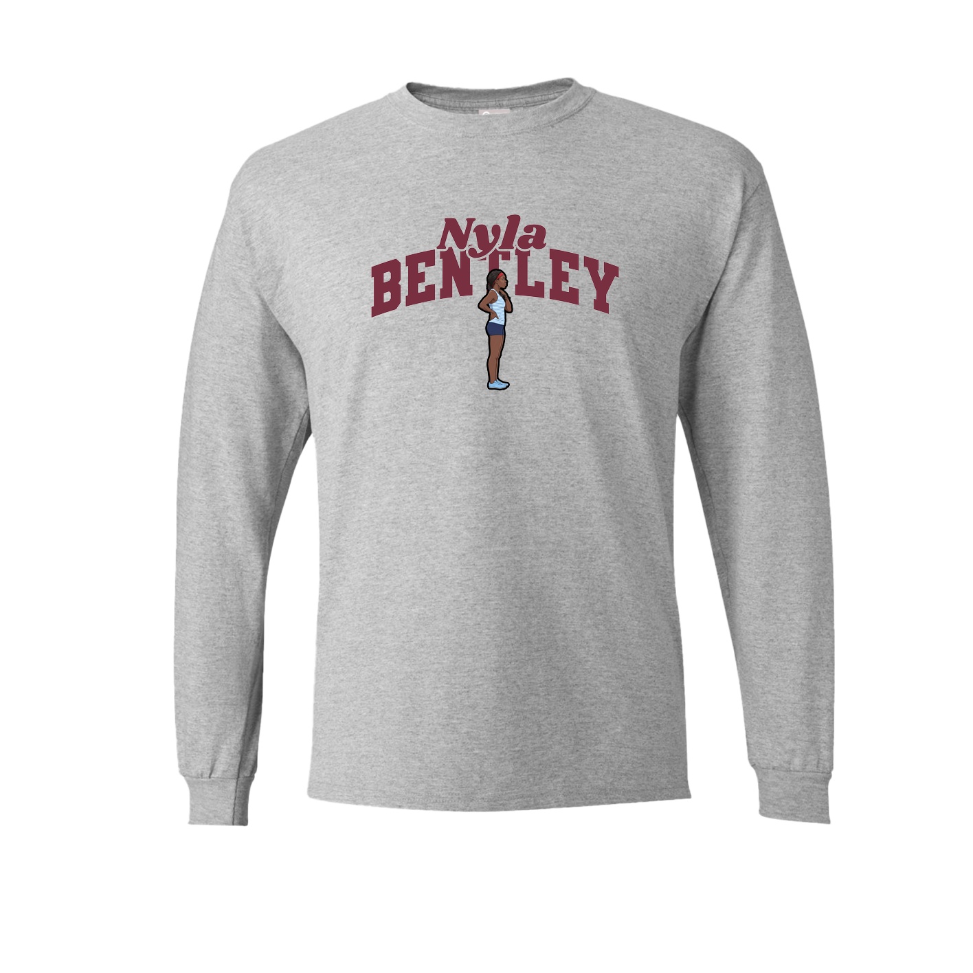 Long Sleeve Tee — Signature Arch in Grey