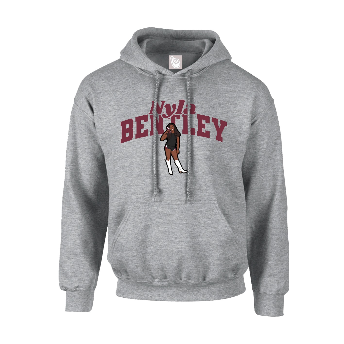 Hoodie — Signature Arch in Grey