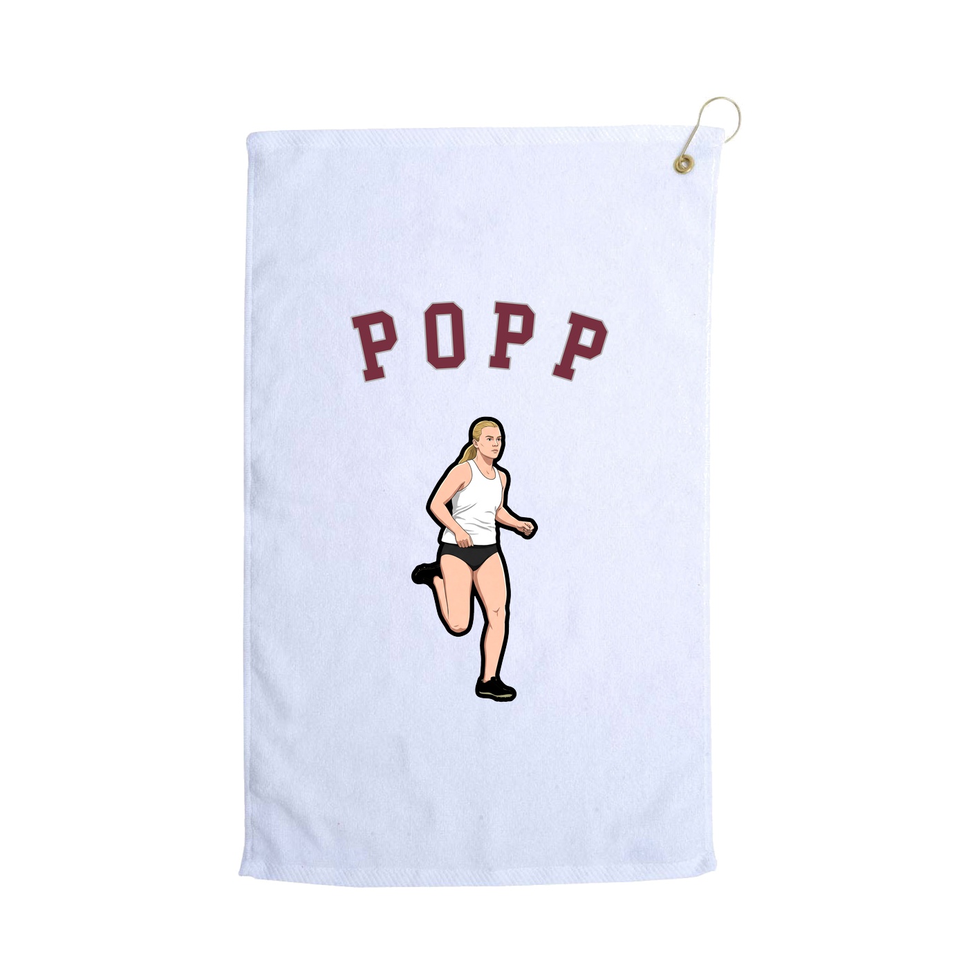 Golf Towel — Shirsey Arch in White