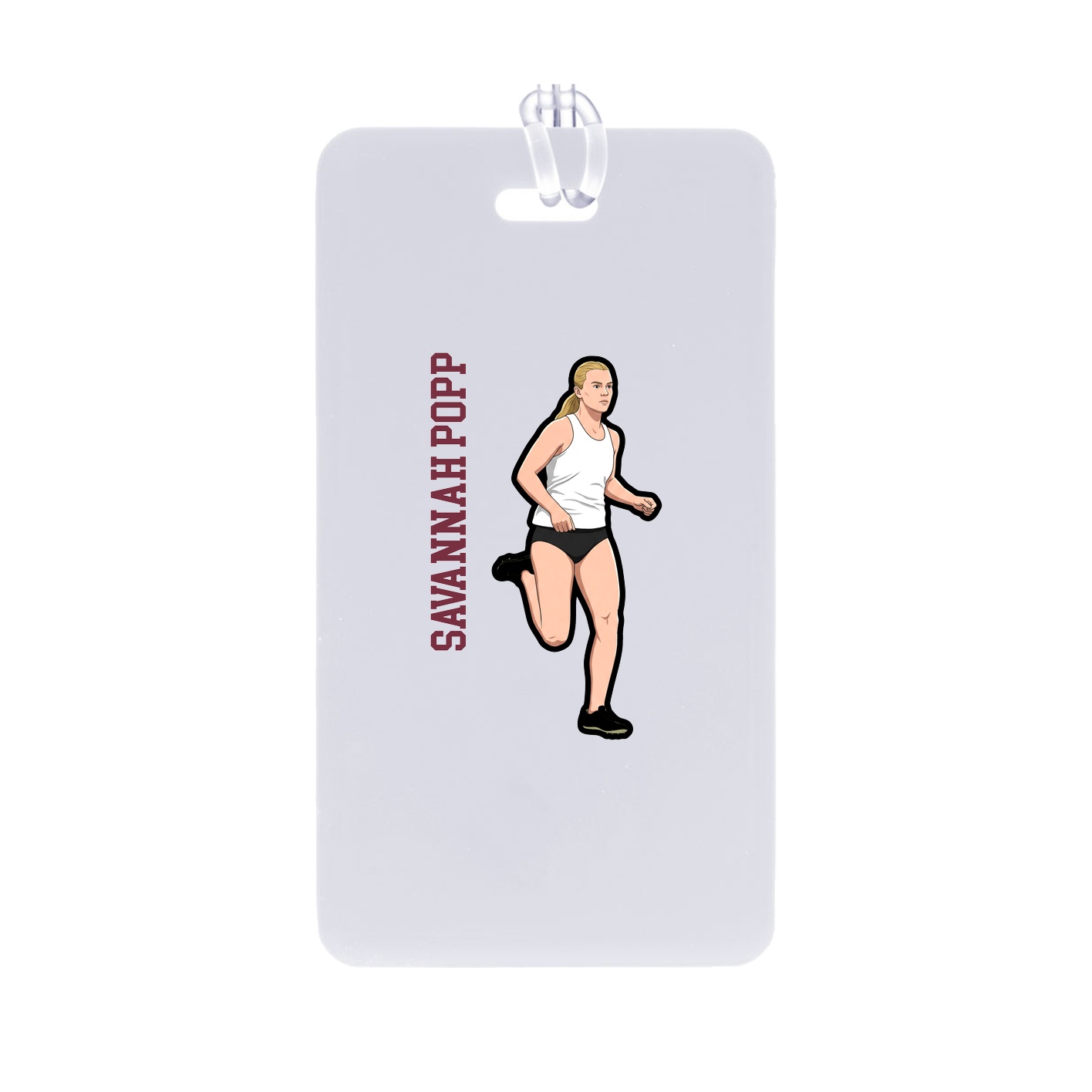 Bag Tag — Name Vertical in Classic