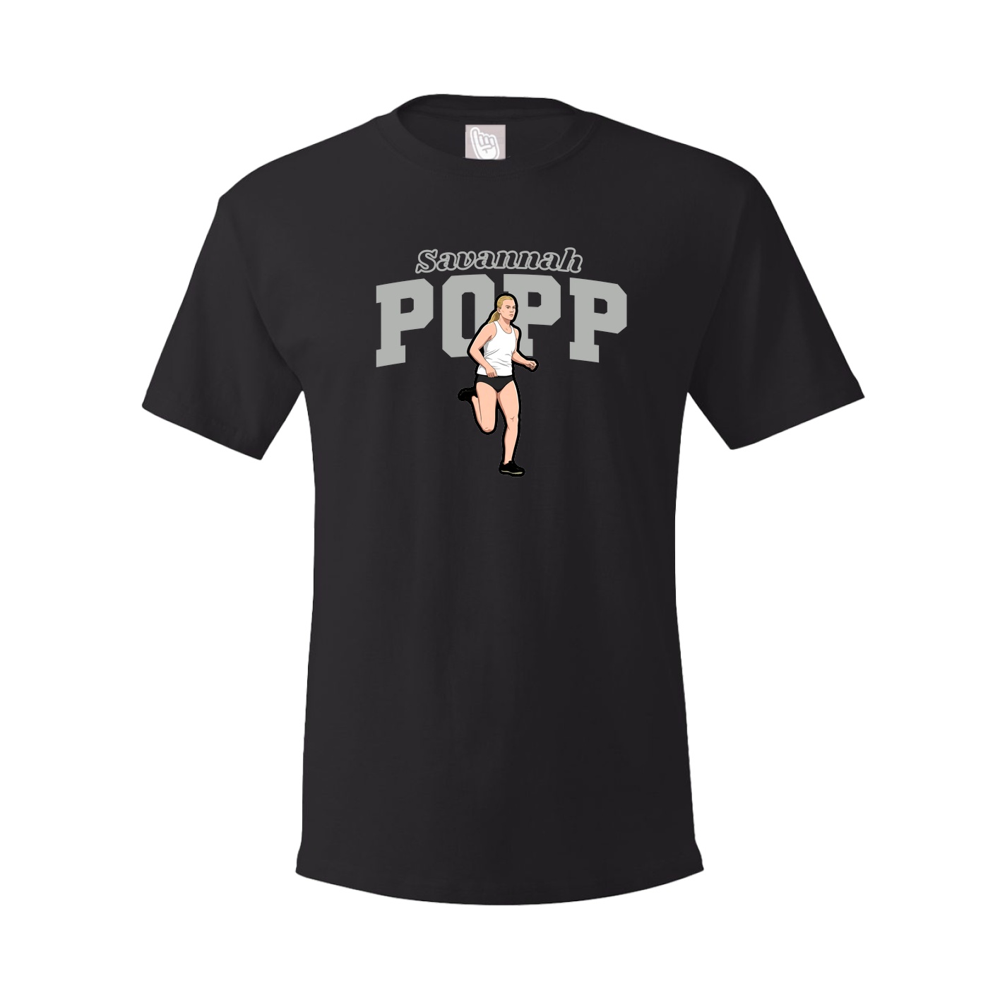 Youth Tee — Name Arch in Black