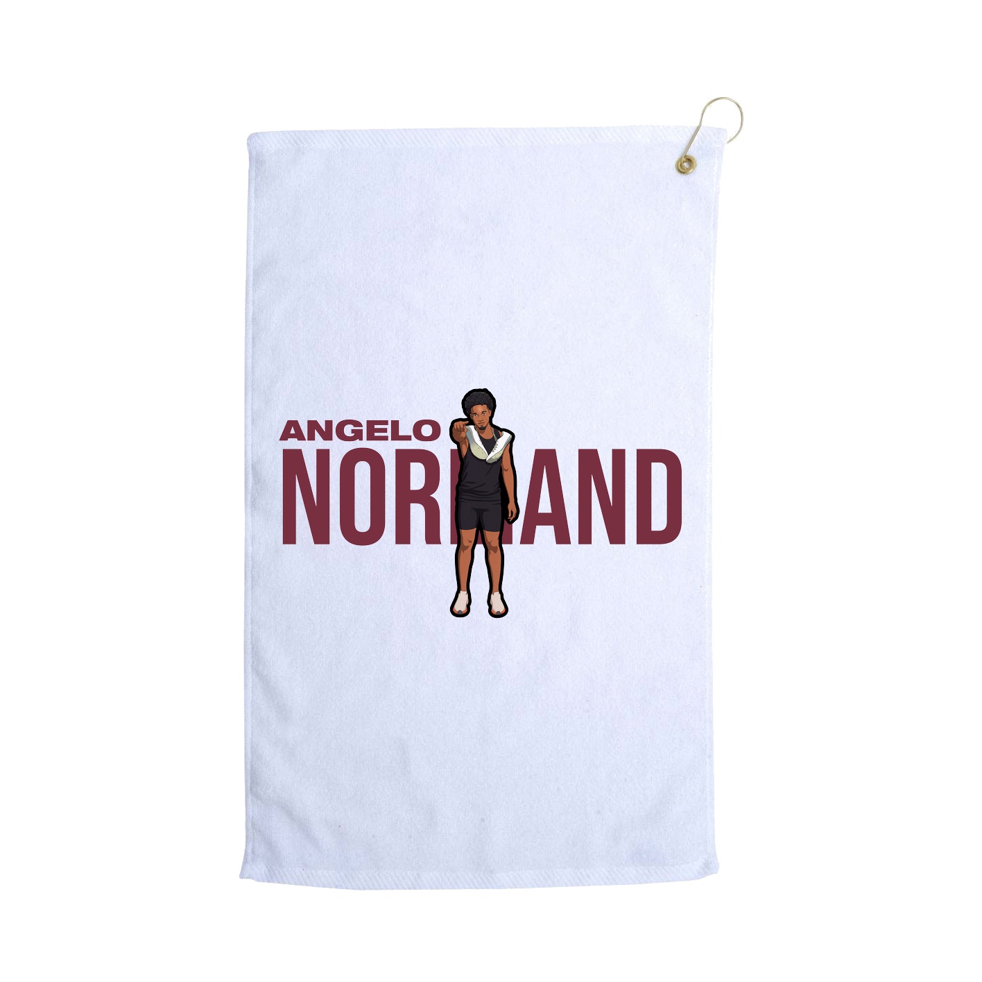 Golf Towel — Player Name in White