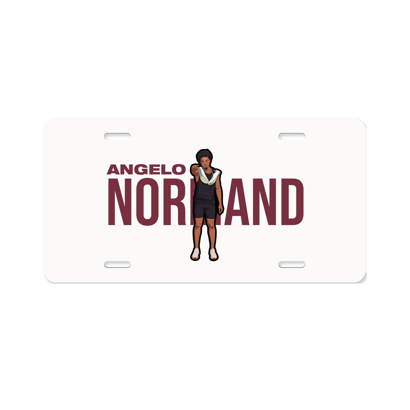 License Plate — Player Name in Classic