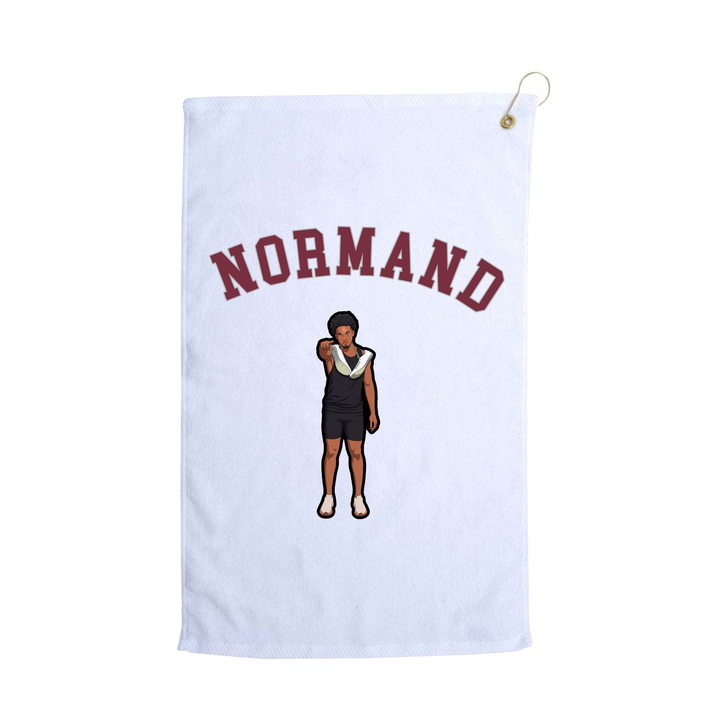 Golf Towel — Shirsey Arch in White