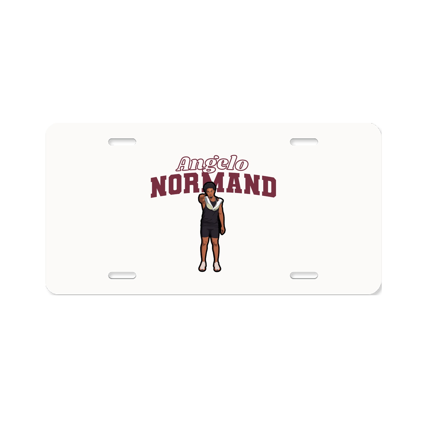 License Plate — Name Arch in Classic