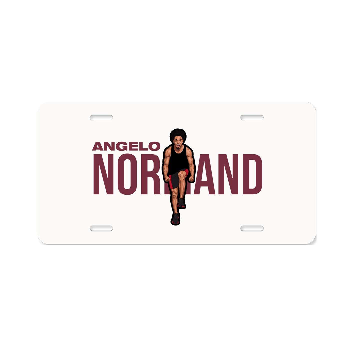 License Plate — Player Name in Classic