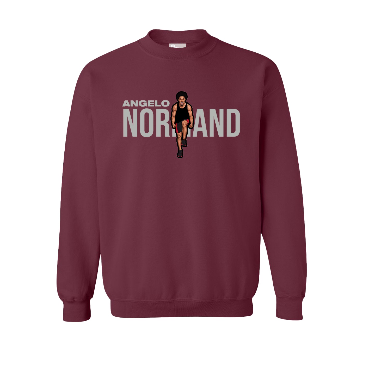 Fleece Crew — Player Name in Maroon