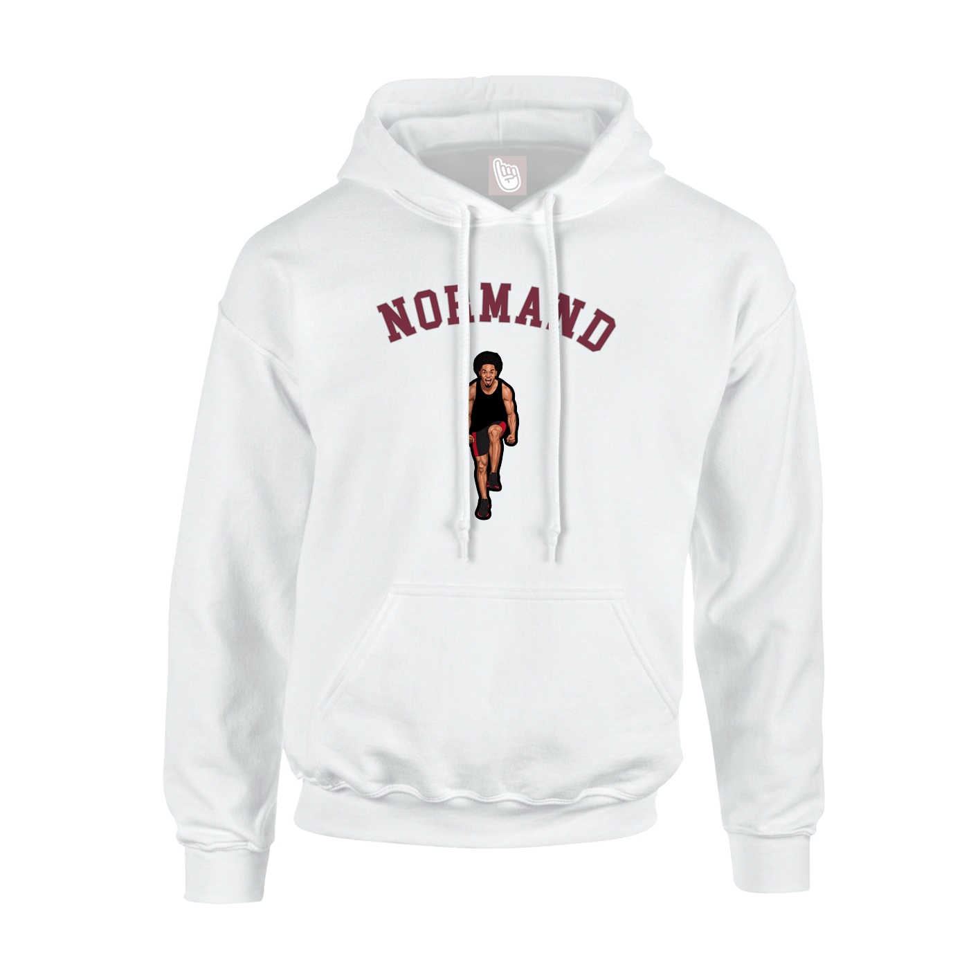 Hoodie — Shirsey Arch in White