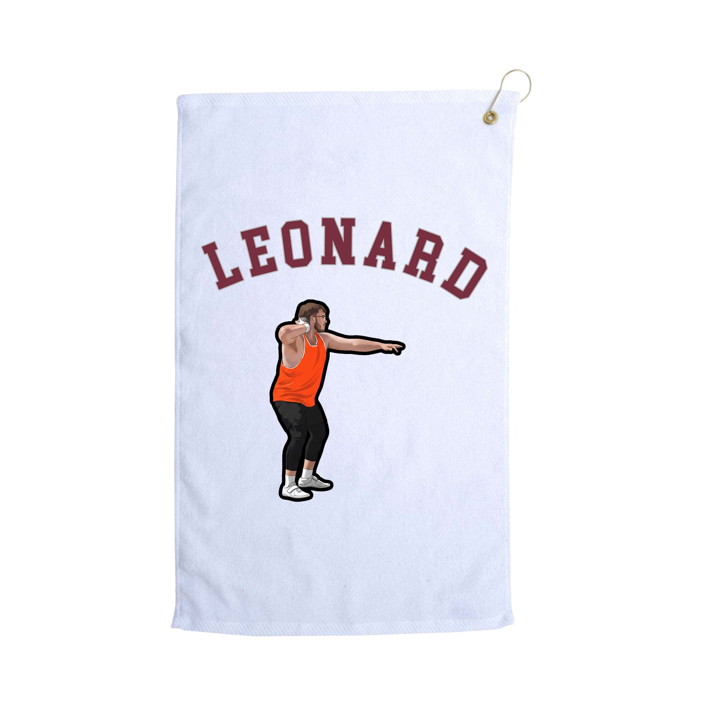 Golf Towel — Shirsey Arch in White