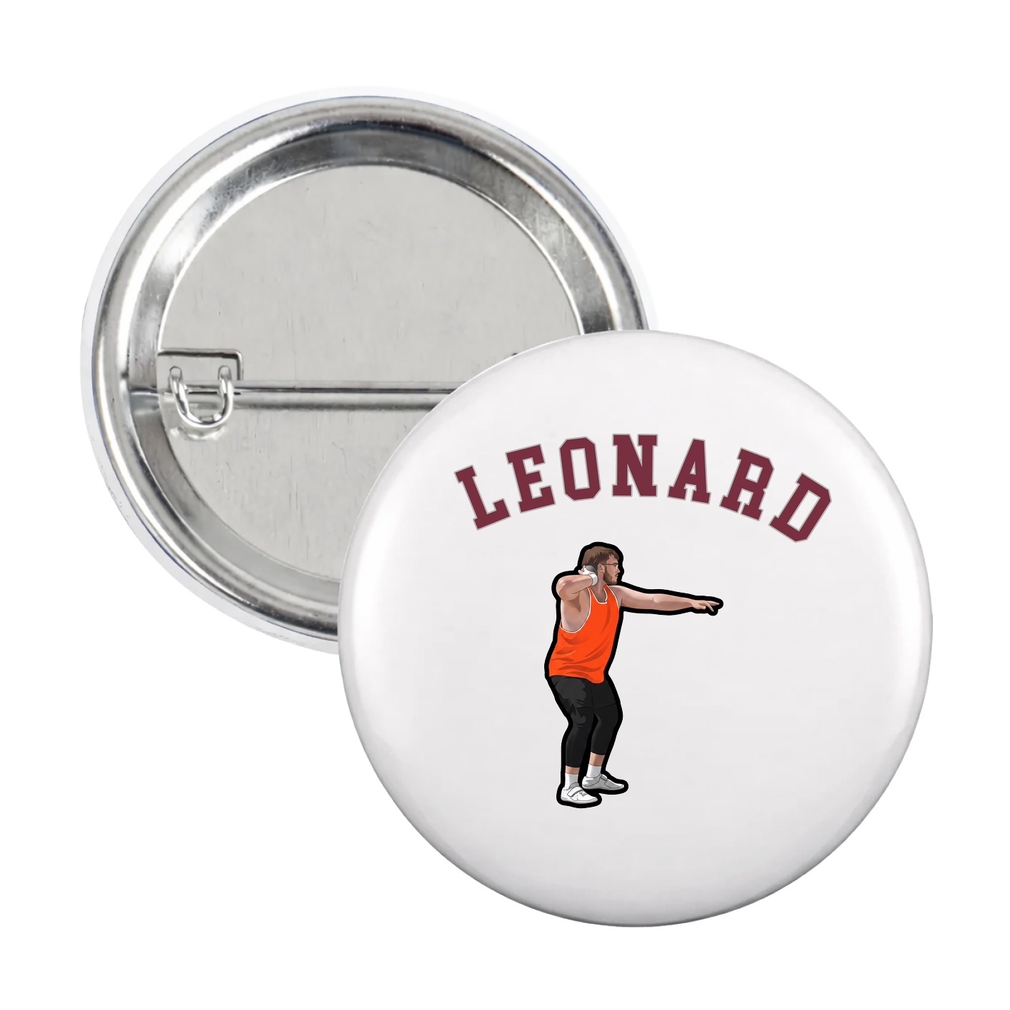 Game Day Button — Shirsey Arch in White
