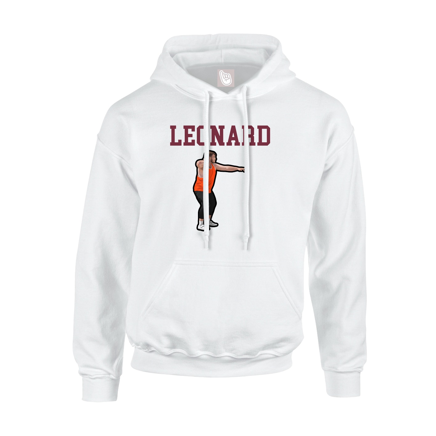 Hoodie — Shirsey in White
