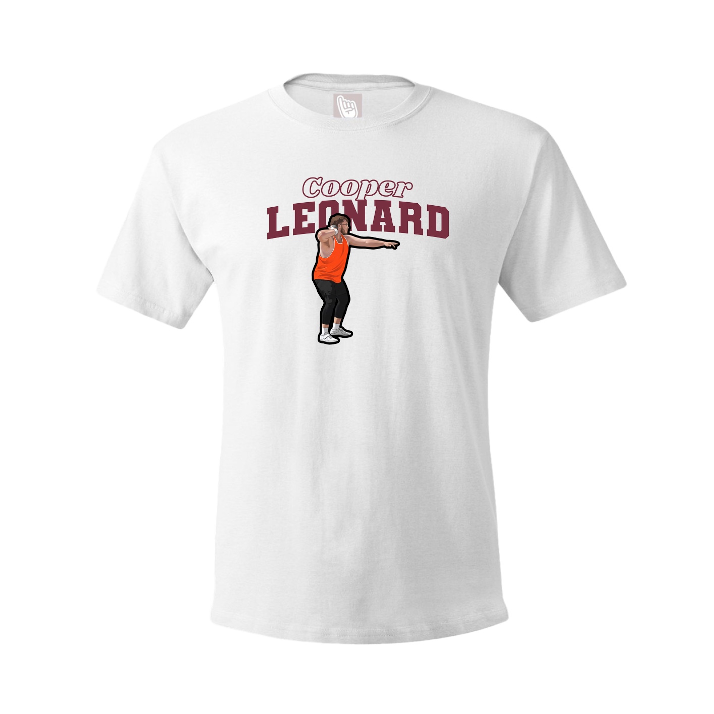 Tee — Name Arch in White